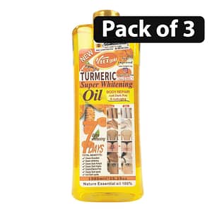 (Pack of 3) Veet Gold Turmeric Super Whitening Oil 1000ml