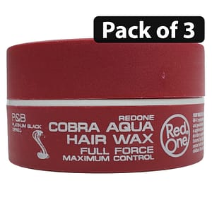 (Pack of 3) Red One Aqua Hair Wax Full Force 150ml