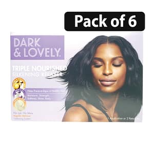 (Pack of 6) Dark & Lovely Triple Nourished Silkening Regular Relaxer 1Application