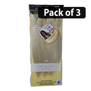 (Pack of 3) Kuknus Collection 3X Braid 16 inches -613