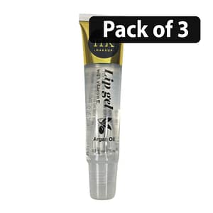 (Pack of 3) NK Make Up Lip Gel With Vitamin E 15ml Argan Oil