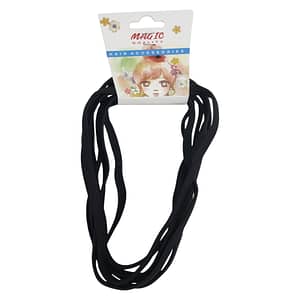 Magic Quality 6 Hair Bands – Soft & Stretchy Elastic Hair Ties