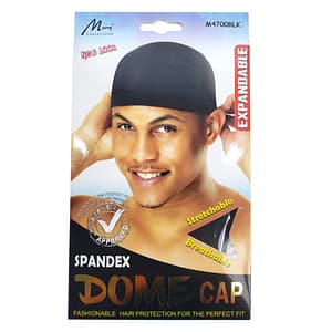 Murry Collection Spandex Dome Cap M4700 BLK