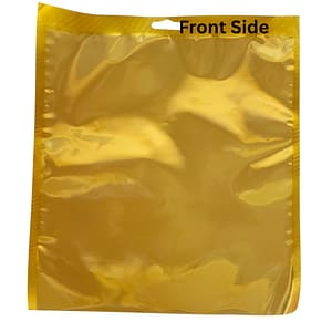 Clear FrontGolden Back Pouch (2530cm) With Eurowhole (Pack of 1000) front