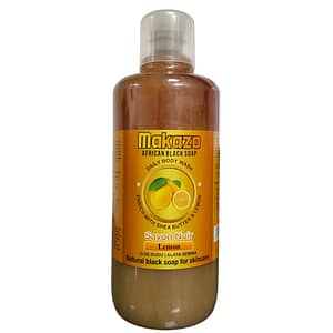 Makazo African Black Soap 977ml Lemon