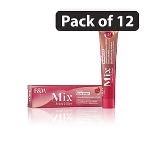 (Pack of 12) Fair & White Paris Mix Ready To Glow Brightening Cream 50ml