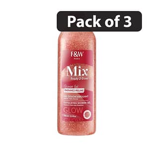 (Pack of 3) Fair & White Paris Mix Ready to Glow Exfoliating Shower Gel 940ml