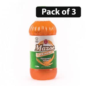 (Pack of 3) Mazoe-Cordial-Peach-Flavoured-Syrup-2L