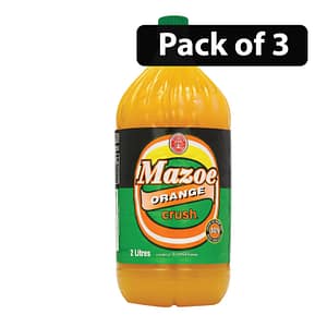 (Pack of 3) Mazoe Orange Crush Flavoured Syrup 2L