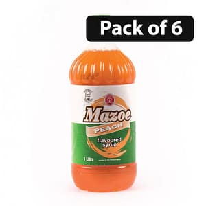 (Pack of 6) Mazoe-Cordial-Peach-Flavoured-Syrup-2L