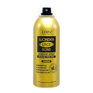 Ebin Wonder Lace Bond Adhesive Spray Extreme Mega Firm Sensitive 2.7fl.oz