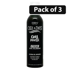 (Pack of 3) Ebin Curl & Twist Curl Mousse