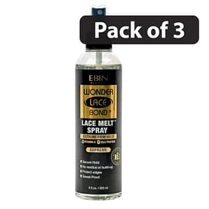 (Pack of 3) Ebin Wonder Lace Bond Extreme Firm Hold Lace Melt Spray
