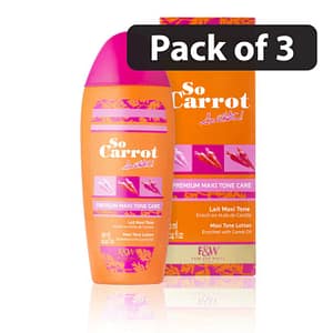 (Pack of 3) F&W So Carrot So White Maxi Tone Lotion 300ml