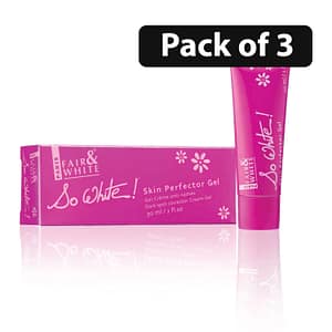 (Pack of 3) Fair & White So White Skin Perfector Gel 30ml