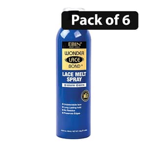 (Pack of 6) Ebin Wonder Lace Bond Lace Melt Spray with Biotion