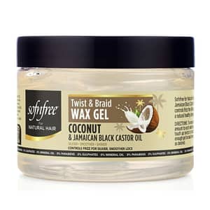 SofnFree Twist & Braid Wax Gel 250ml