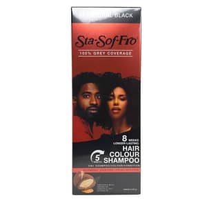 Sta-Sof-Fro Hair Colour Shampoo 01 Natural Black