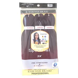 Kuknus Braid Professional 3X 12inches T1BBUR