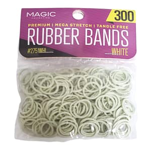 Magic 300Pcs Rubber Bands White