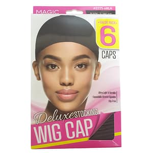 Magic Duluxe Stocking Wig Cap 6 Caps