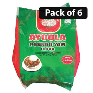 (Pack of 6) Ayoola Poundo Yam Flour