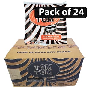 (Pack of 24) Tom Tom Strong Menthol Flavoured Candy 40 Units