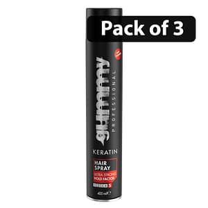 (Pack of 3) Gummy Keratin Hair Spray 400ml