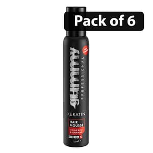 (Pack of 6) Gummy Keratin Hair Mousse 225ml