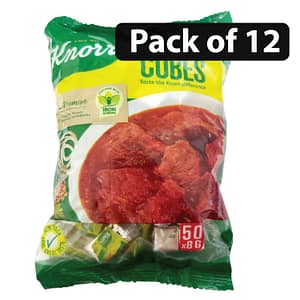 (Pack of 12) Knorr Seasoning Cubes (50 x 8g) 400g
