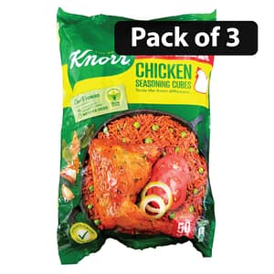 (Pack of 3) Knorr Chicken Seasoning Cubes 50 Cubes 400g