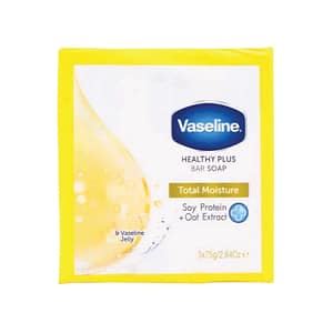 Vaseline Healthy Plus Bar Soap 3x75g