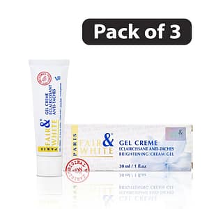 (Pack of 3) Fair & White Brightening Cream Gel 30ml