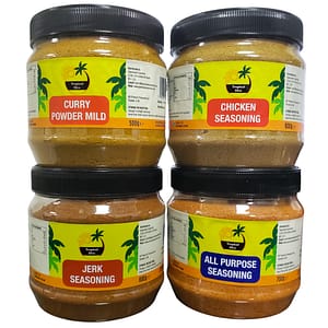 Curry Powder Mild, Chicken, All Purpose, Jerk Seasoning