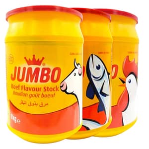 (3Pack Mixed Flavours) Jumbo Flavour Stock 1kg