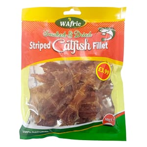 Wafric Smoked & Dried Striped Catfish Fillet 80g