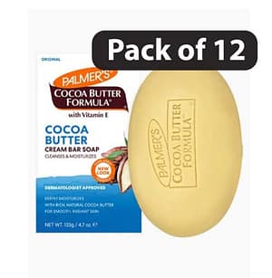 (Pack of 12) Palmer’s Cocoa Butter Soap with Vitamin-E 4.7oz