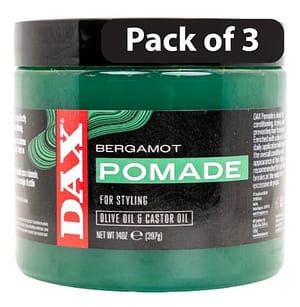 (Pack of 3) Dax Bergamot Pomade with Olive & Castor Oil 14oz