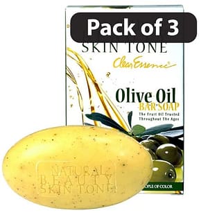 (Pack of 3) Clear Essence Olive Oil Bar Soap 173g