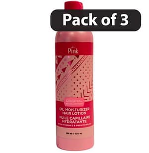 (Pack of 3) Luster’s Pink Oil Moisturizer Hair Lotion 12oz