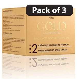 (Pack of 3) F&W Gold Ultimate Radiance Booster Cream 180ml