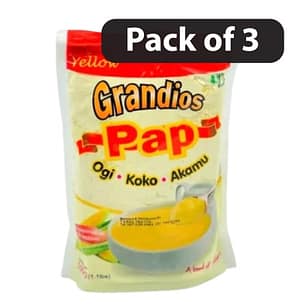 (Pack of 3) Grandios Pap Ogi/Koko/Akamu 500g