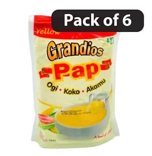 (Pack of 6) Grandios Pap Ogi/Koko/Akamu 500g