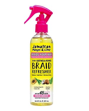 Jamaican Mango & Lime Braids Your Way Braid Soothes And Calms Braid Refresher 8oz
