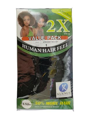 Kuknus Collection Afro Kinky Bulk 24'' 1