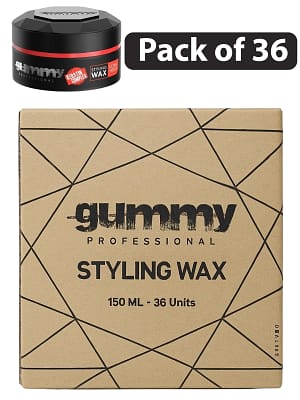 (Pack of 36) Gummy Ultra Hold Styling Wax 150ml