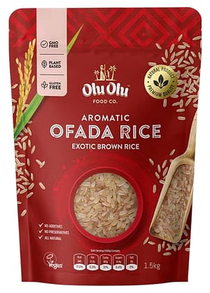 Olu Olu Aromatic Ofada Rice(Exotic Brown Rice) 1.5kg