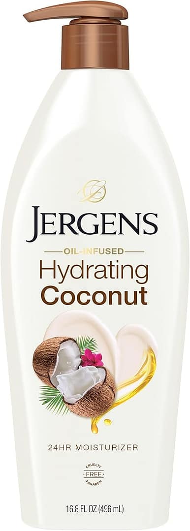 Jergens Hydrating Coconut Moisturizer For Visible Soft Skin 16.8oz Jergens Hydrating Coconut Moisturizer For Visible Soft Skin 16.8oz