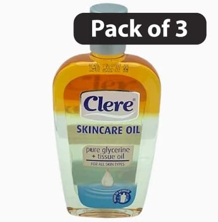 (Pack of 3) Clere Skincare Oil 100ml (Pack of 3) Clere Skincare Oil 100ml
