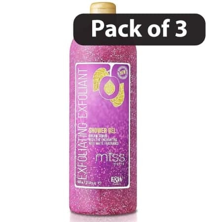(Pack of 3) Fair & White Miss White Exfoliating Shower Gel 940ml (Pack of 3) Fair & White Miss White Exfoliating Shower Gel 940ml